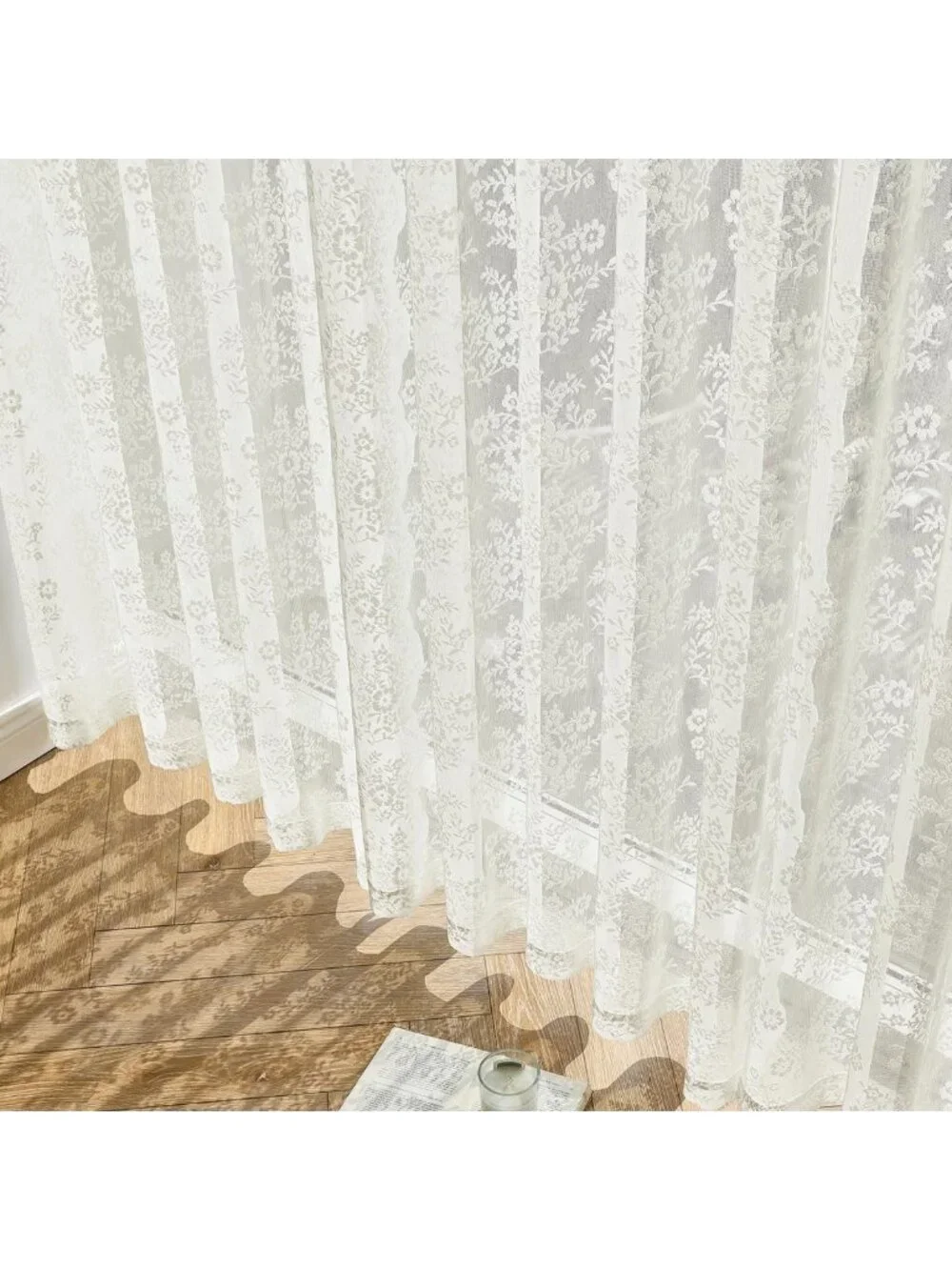 Vintage Lace Curtains - 2 Panels, 63